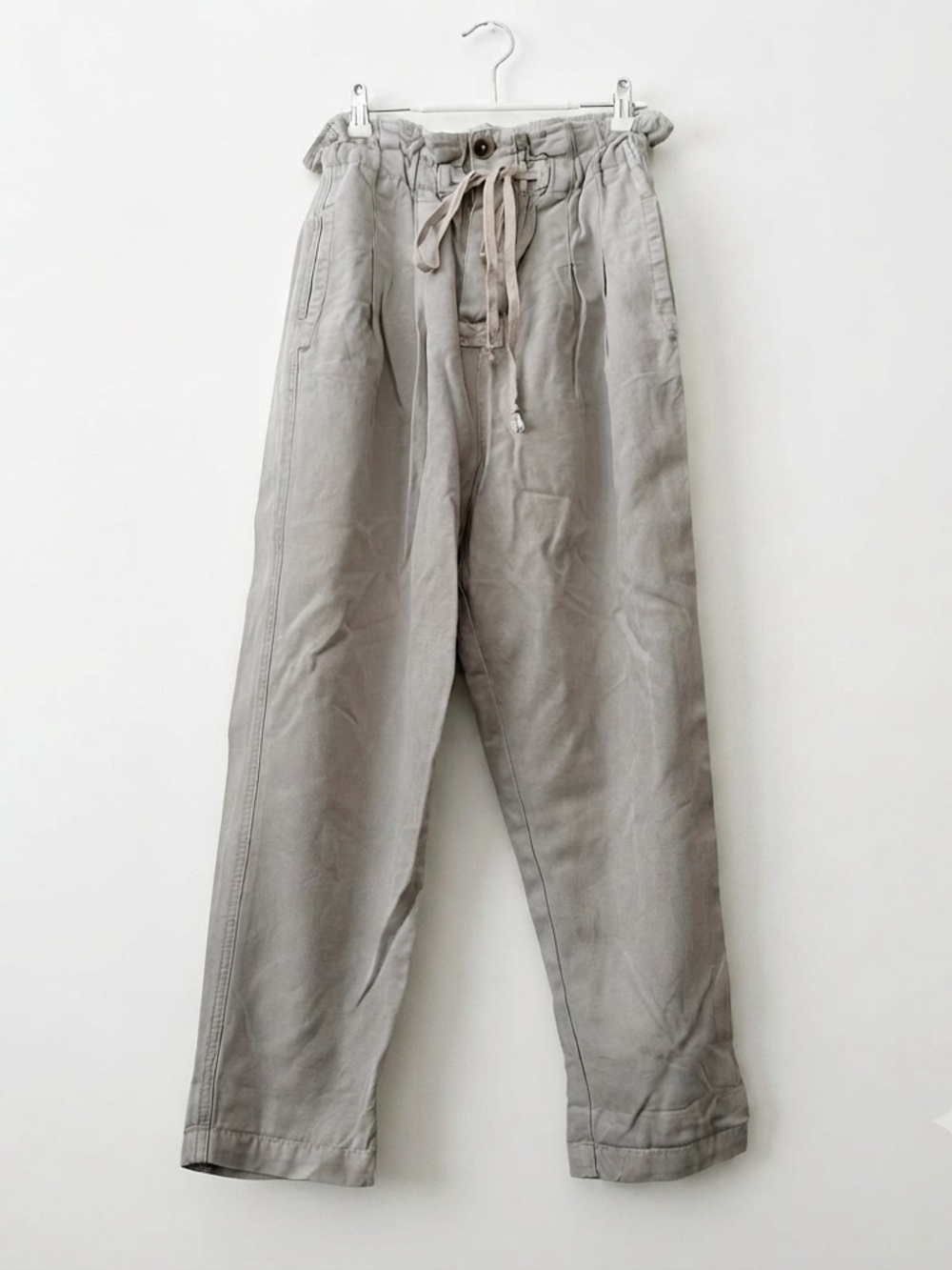 Free People linen paperbag trousers